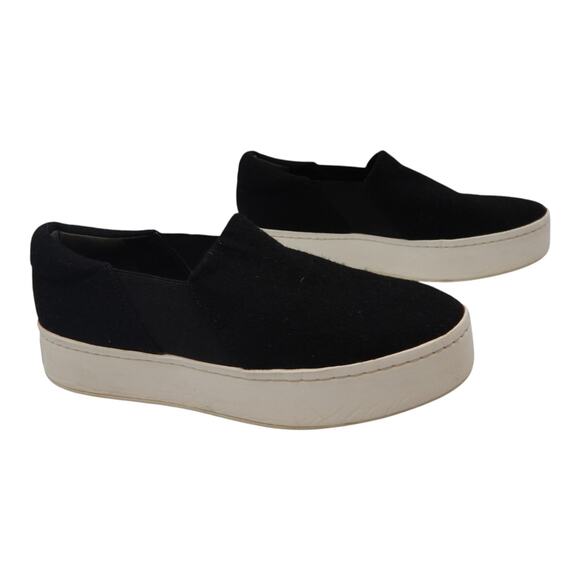 Vince Warren Suede Platform Sneakers Shoes Black Size 7.5M - Picture 5 of 8